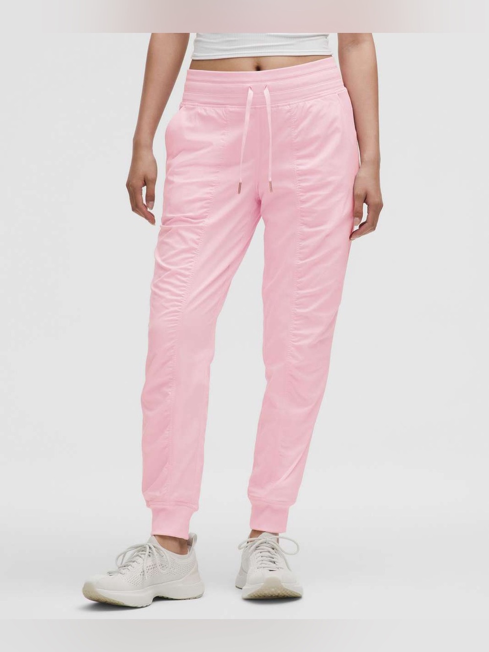 Lululemon Dance Studio Mid Rise Jogger Lined size 4/6 Pink Organza PNKO